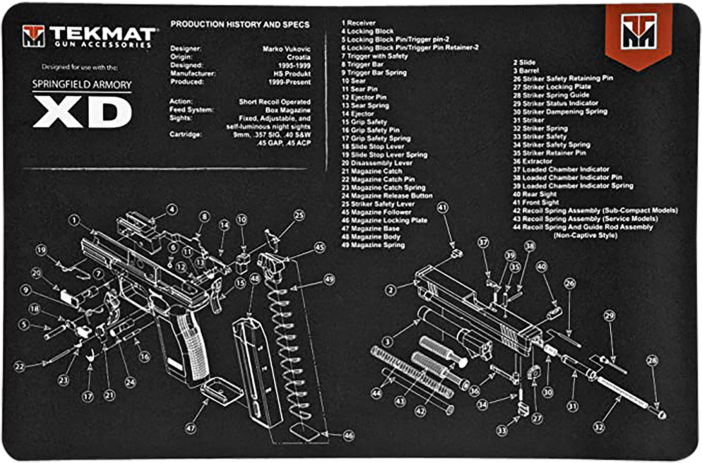 Beck Tek, Llc (tekmat) Springfield Armory Xd, Tekmat Tekr17xd            Spg Xd