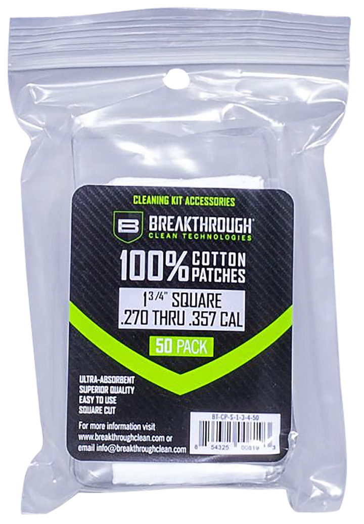 Breakthrough Clean Square, Brkthru Bt-cp-s-1-3/4-50  Sq Ptchs 270/357   50pcs