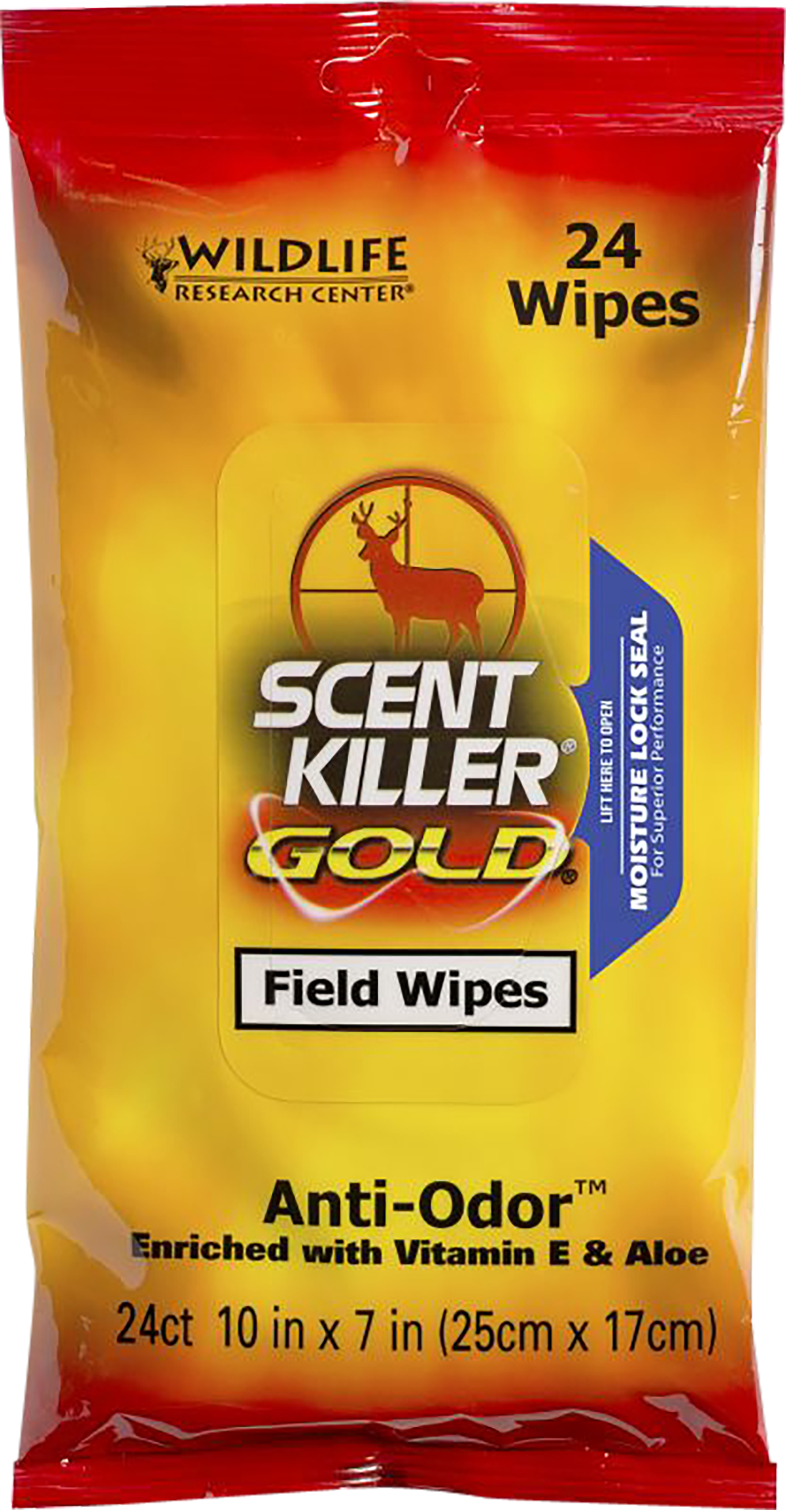 Wildlife Research Scent Killer Gold, Wild 1295   Sk Gold Field Wipes             24pack