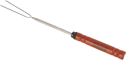 Coleman Telescoping Rotisserie - Fork Extends 12" To 48" Wood
