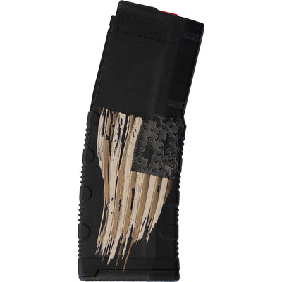 Black Rain Ordnance Lasered Ar15 Magazine Tattered Flag 30 Rd.