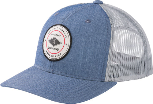 Browning Cap Mogul Blue - Circle Patch Snapback Adj