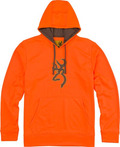 Browning Tech Hoodie Ls - Blaze Orange X-large*