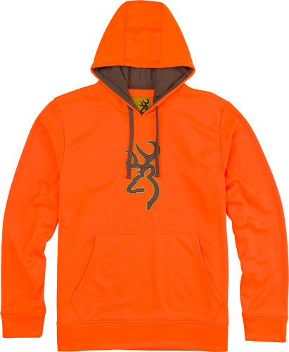 Browning Tech Hoodie Ls - Blaze Orange Xx-large*