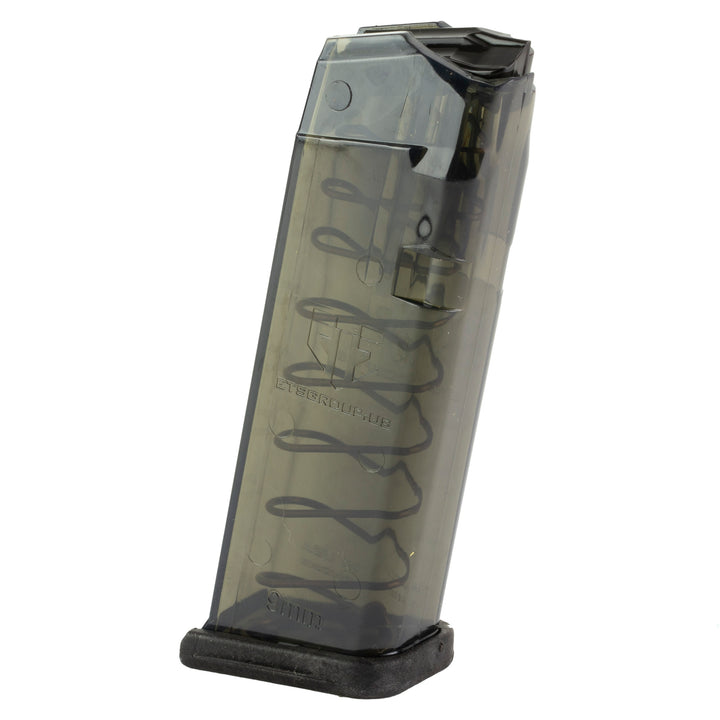 Ets Glock Magazine Smoke Fits 19,19x,26 9mm 15 Rd.