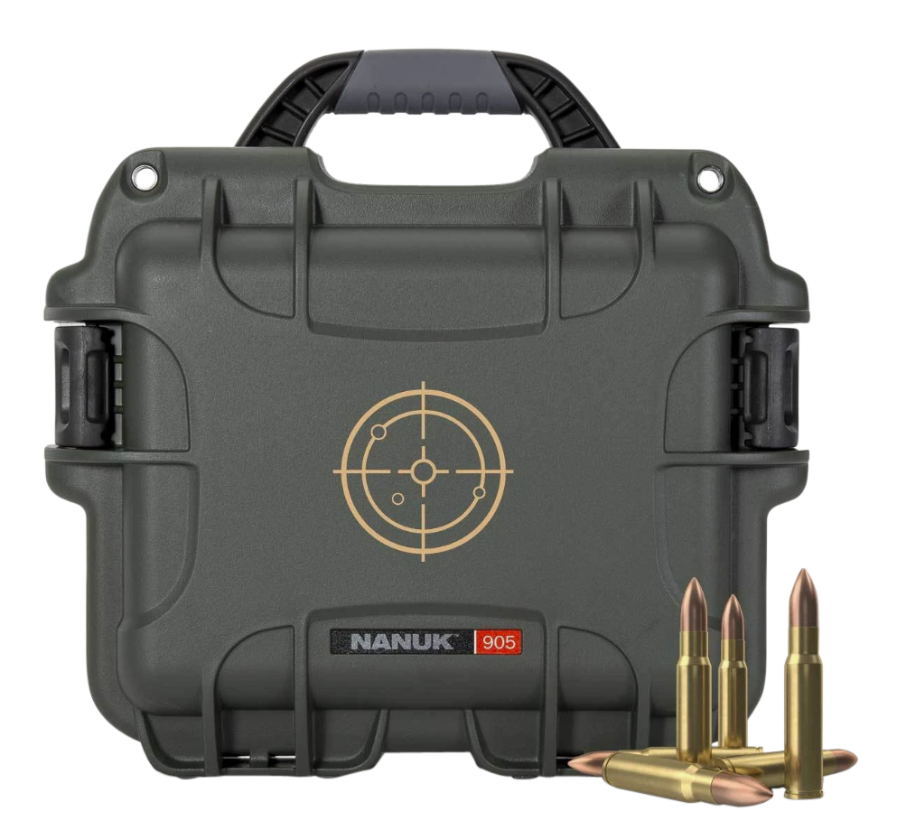 Nanuk (plasticase Inc) 905, Nanuk 905ammo6   Nanuk Cs 905 W/tan Trget Logo Olv