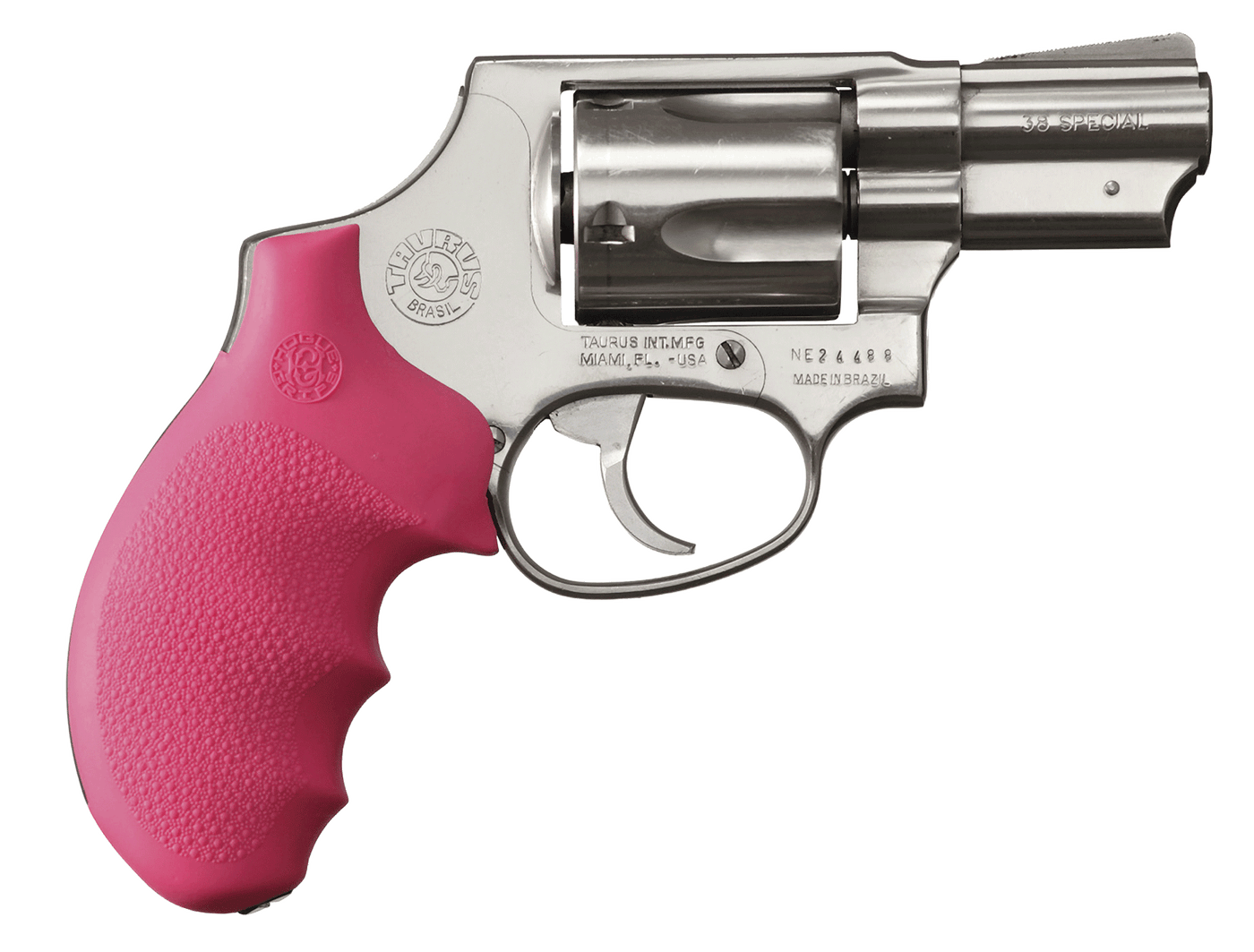 Hogue Grips Taurus Small Frame - Pink Post 1985 Mfg