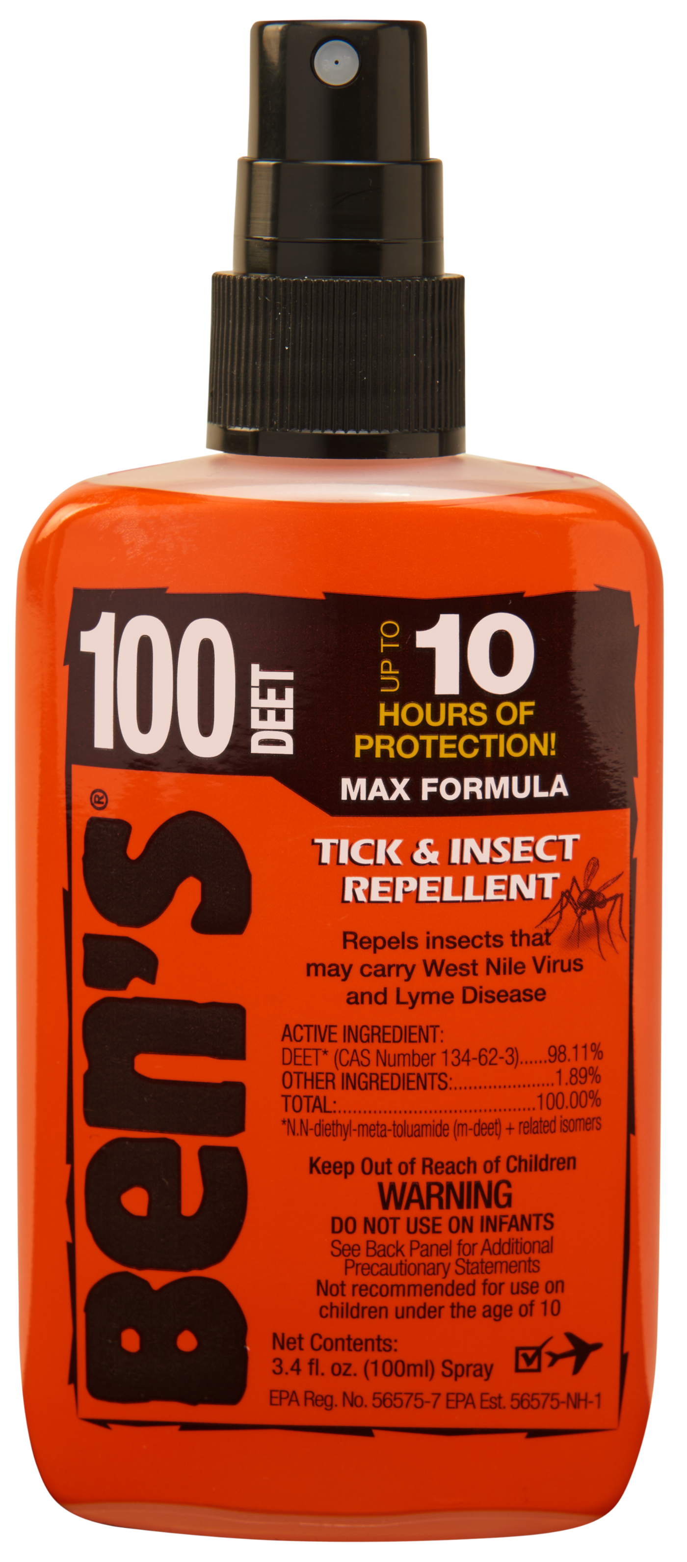 Arb Ben's 100 Insect Repellent - 100% Deet 3.4oz Pump (carded)