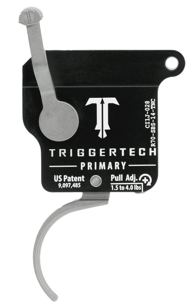 Triggertech Rem 700 Primary Single Stage Triggers Stainless Traditional Curved Top Safety Rh
