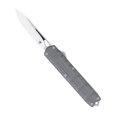 Cobratec Otf Enforcer Grey - 3.25" M390 Drop Point