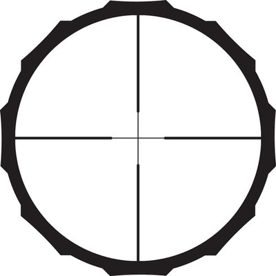 Crimson Trace Brushline Pro Riflescope 4-12x40 Plex Reticle
