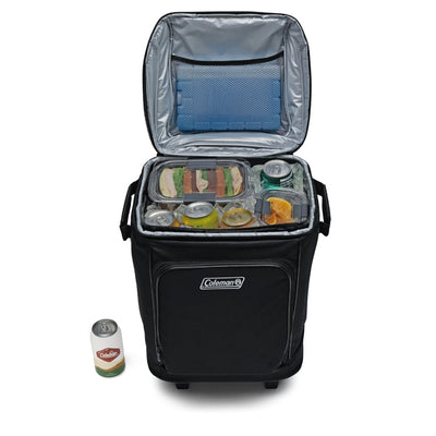 Coleman CHILLER™ 42-Can Soft-Sided Portable Cooler w/Wheels - Black