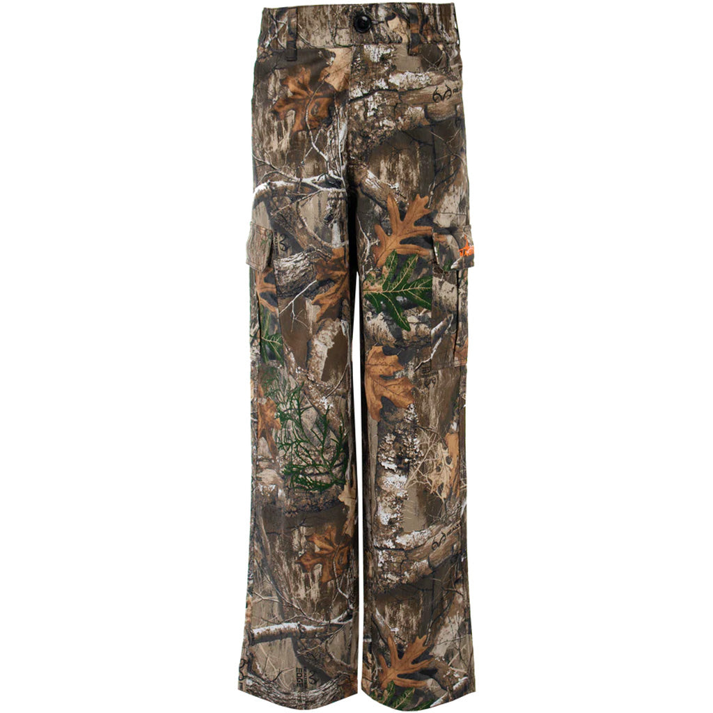 Habit Youth Bear Cave 6 Pocket Camo Pant Realtree Edge Youth Large