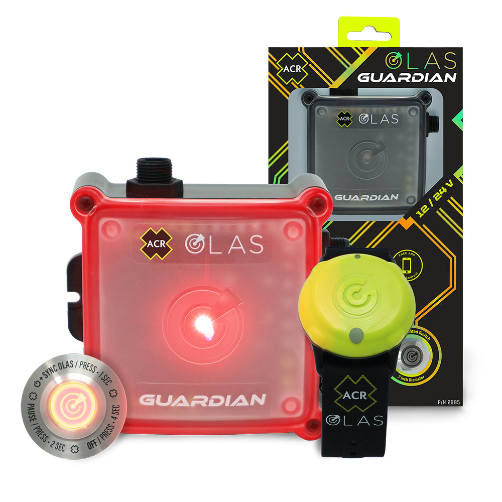 ACR OLAS GUARDIAN Wireless Engine Kill Switch & Man Overboard (MOB) Alarm System