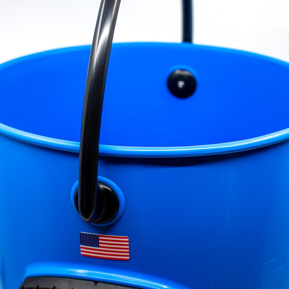 HUCK Performance Bucket - Black n' Blue - Blue w/Black Handle