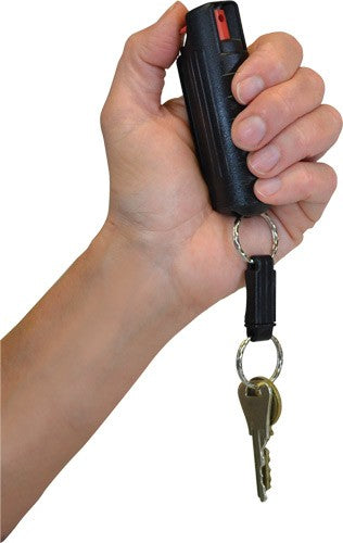 Psp Pepper Spray W/ Black Hard - Case W/qr Key Ring 1/2 Oz.