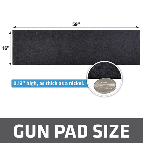 Drymate Cleaning Pad 16x59" - Rifle Size Charcoal