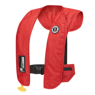 Mustang MIT 100 Convertible Inflatable PFD - Red