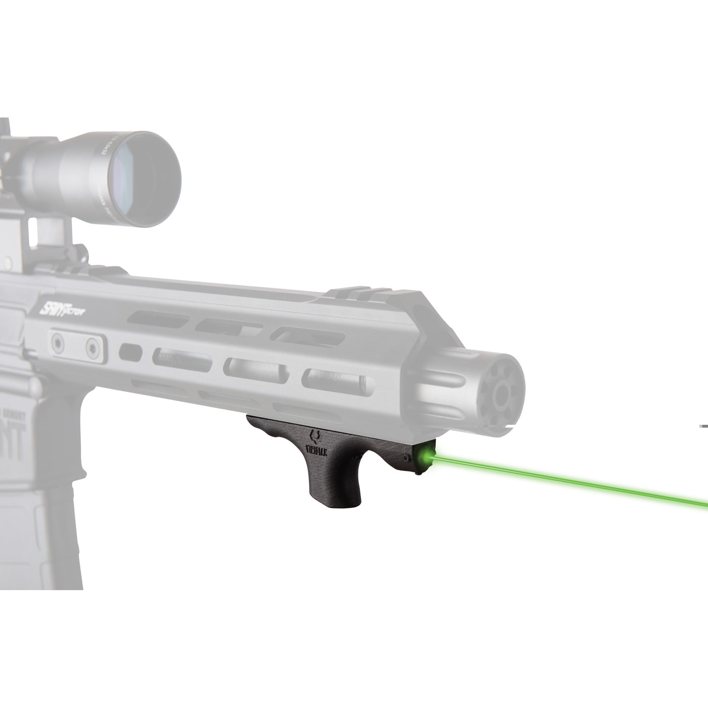 Viridian Laser Handguard Hs1 - Green W/hand Stop M-lok Black