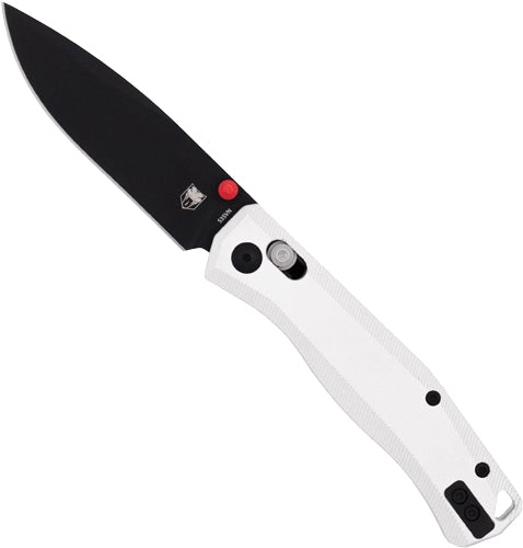 Cobratec Regent Bar Lock Fldr - 3.25" Silver/black S35vn Blade