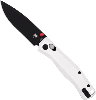Cobratec Regent Bar Lock Fldr - 3.25" Silver/black S35vn Blade