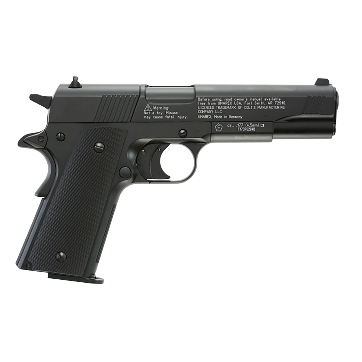 Colt Air Pistol Colt 1911, Uma 2254000 Umarex Colt Gvrnmnt 1911a1 .177 Pelblk