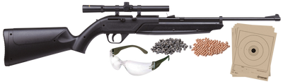 Crosman 760 Pumpmaster Rifle - Bb/177 W/4x Scope Glasses Ammo