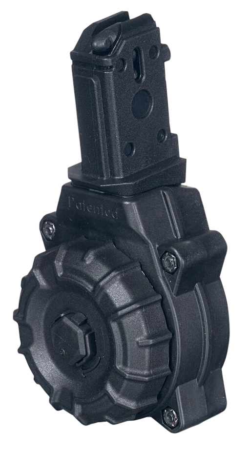 Promag Polymer Drum Magazine Cz Scorpion 9mm Black 30 Rd.
