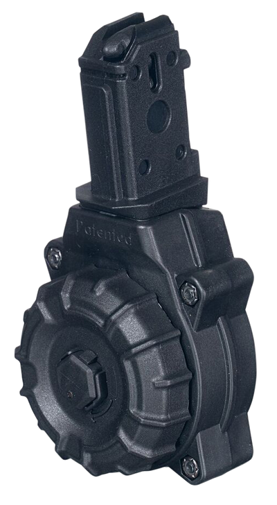 Promag Polymer Drum Magazine Cz Scorpion 9mm Black 30 Rd.