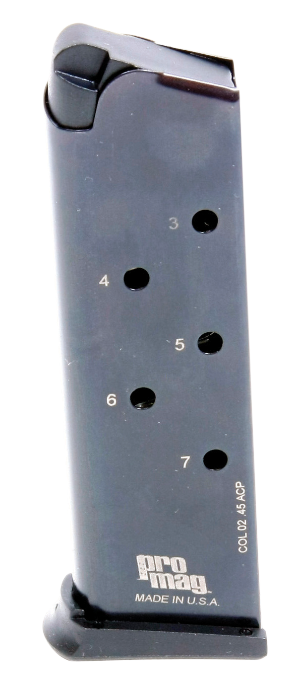 Promag Steel Magazine 1911 .45 Acp Blued 7 Rd.