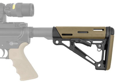 Hogue Ar-15 Collapsible Stock - Fde Rubber Commercial