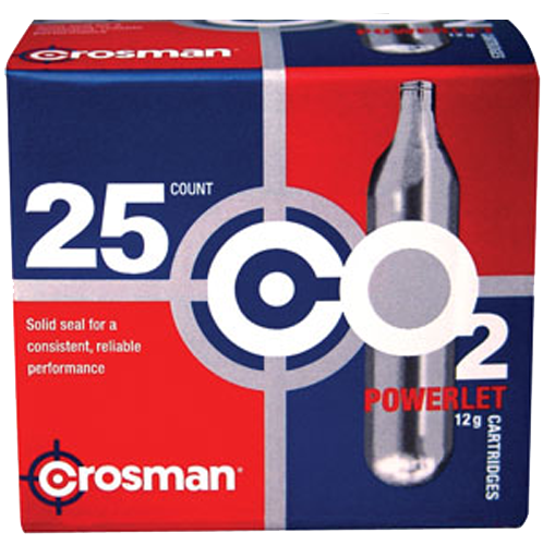 Crosman Powerlet Co2 Cartridges 25 Pk.
