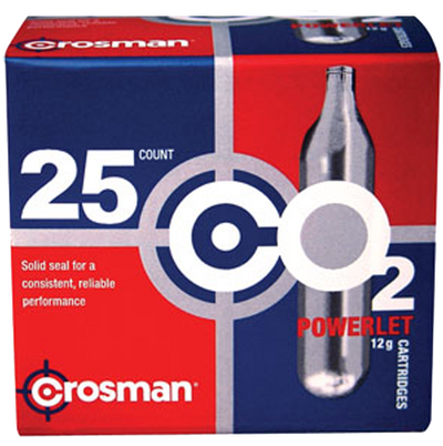 Crosman Powerlet Co2 Cartridges 25 Pk.