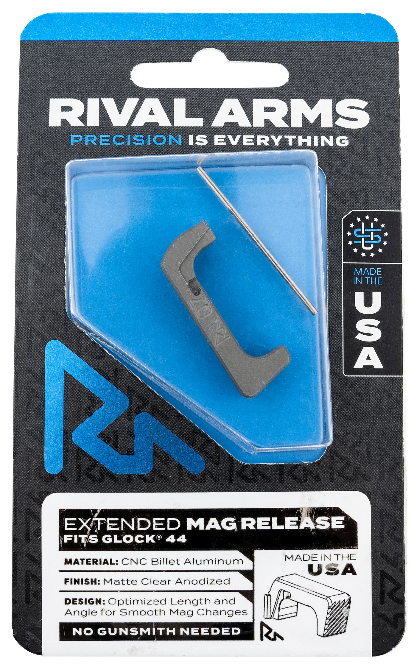 Rival Arms Magazine Release, Rival Ra-ra72g006d Mag Release Ext G44 Stl