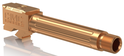 Cmc Triggers Fluted Glock Barrels Glock 19 Threaded Dlc Bronze Hxbn