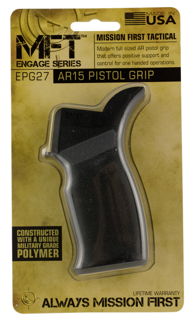 Mft Engage Ar15/m16 Enhanced - Pistol Grip W/finger Grooves