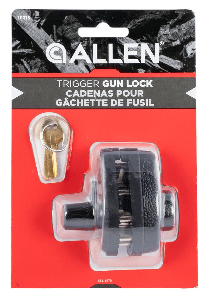 Allen Trigger Lock, Allen 15415 Trigger Gun Lock  Keyed