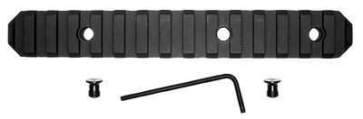 Grovtec Rail Section Keymod - 6" 15 Slot Aluminum Black
