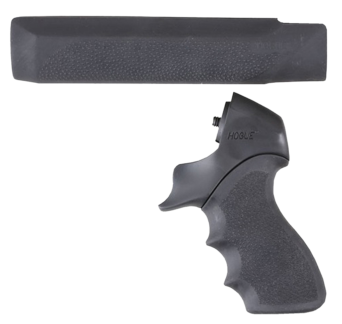 Hogue Pistol Grip W/forend - Mossberg 500 12ga. Black