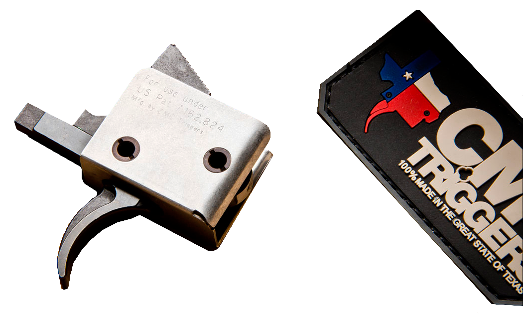 Cmc Triggers Ar15/ar10 Single Stage Trigger Curved 3-3.5 Lb. Pull