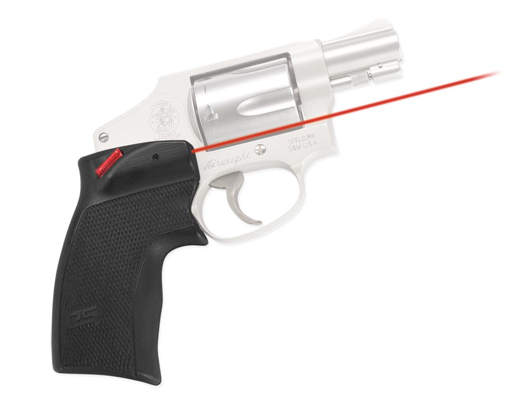 Ctc Laser Defender Accugrip - Red S&w J-frame/taurus 85