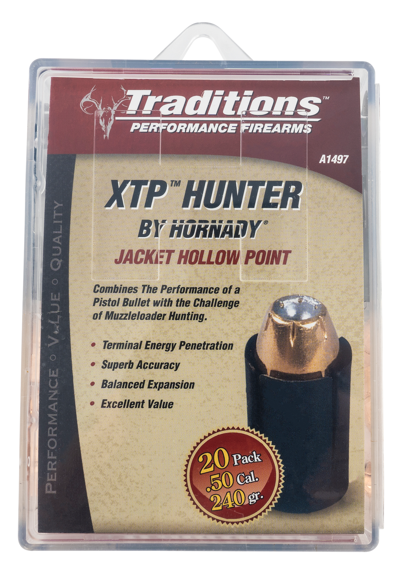 Traditions Bullets Xtp Hunter - .50 Cal .240grain Sabot 20-pk