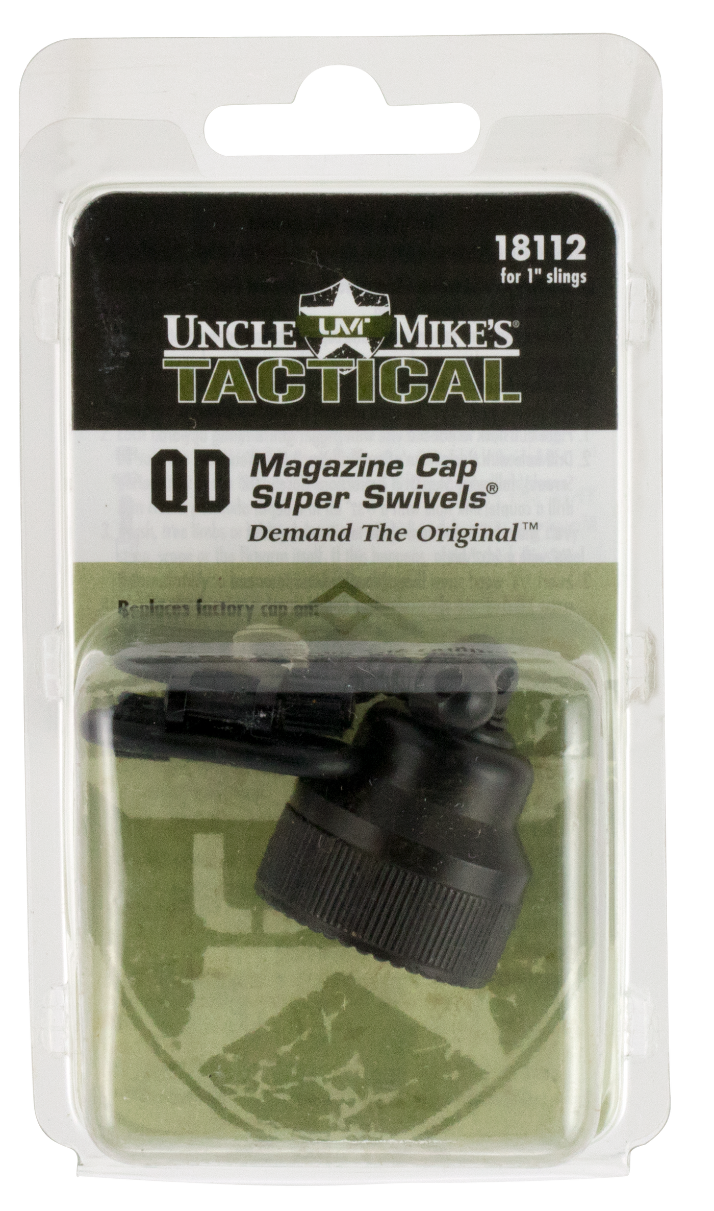 Uncle Mikes Mag Cap, Unc 1811-2 Mag Cap/swivel Set M835