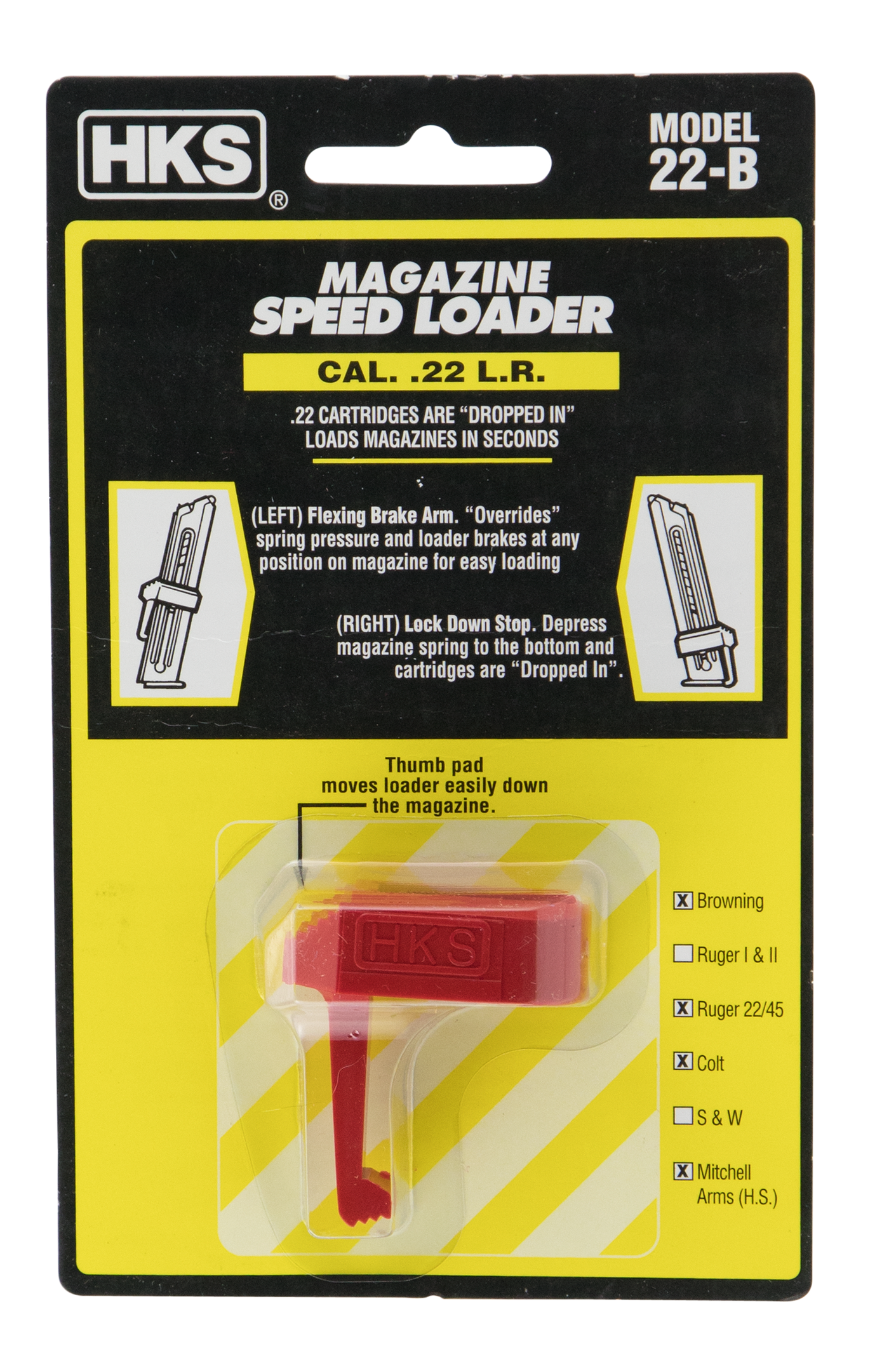 Hks Magazine Speedloader - .22lr Except Rugers