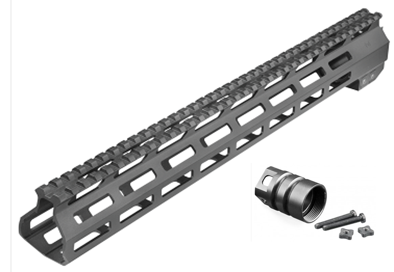 Aim Sports Ar Handguard, Aimsports Mtm13h308 Ar/m4 13.5 High M-lok  308