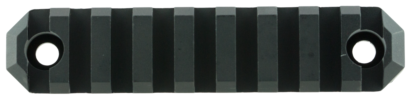 Grovtec Rail Section M-lok - 3.8" 9 Slot Aluminum Black