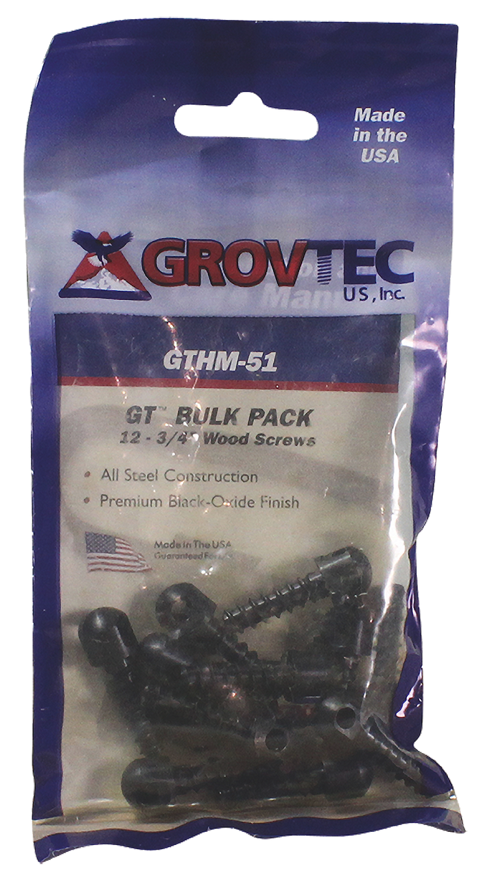 Grovtec Us Inc Wood Screw, Grov Gthm51  3/4in Wood Screws      12