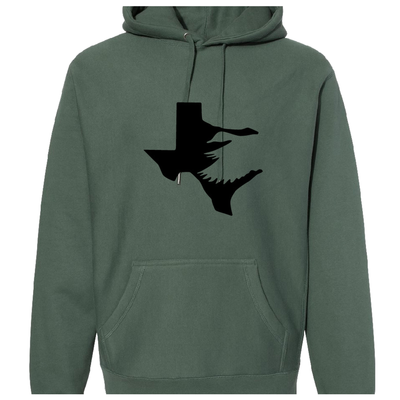 Texas Fowlers 13.5 oz Weighted Logo Hoodie