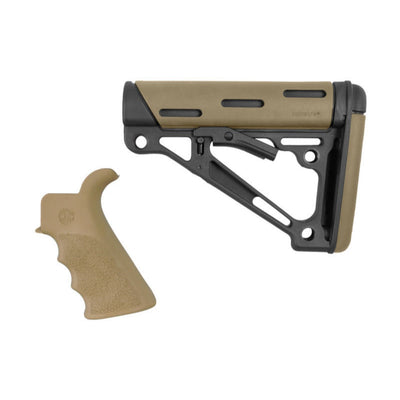 Hogue AR15 M16 Kit Grip and Collapsible Buttstock Dark Earth