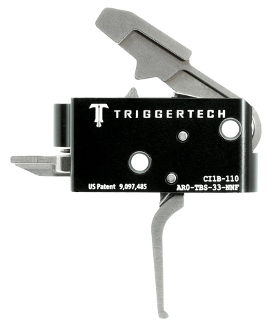 Triggertech Ar15 Competitive Two Stage Triggers Stainless Straight Flat